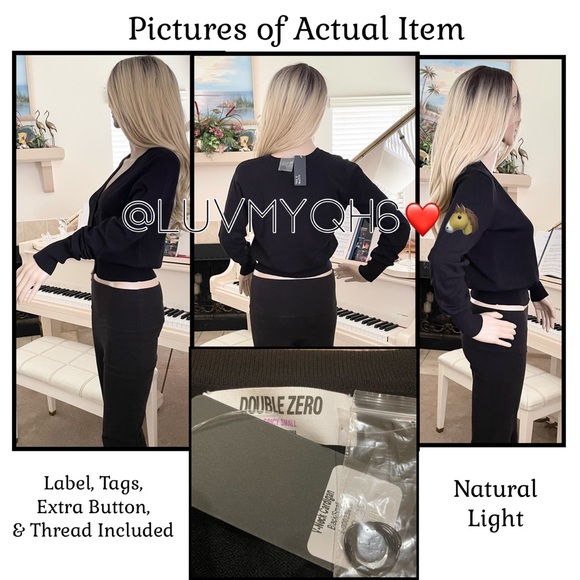 Double Zero V-Neck Button Down Sweater - Picture 2 of 3